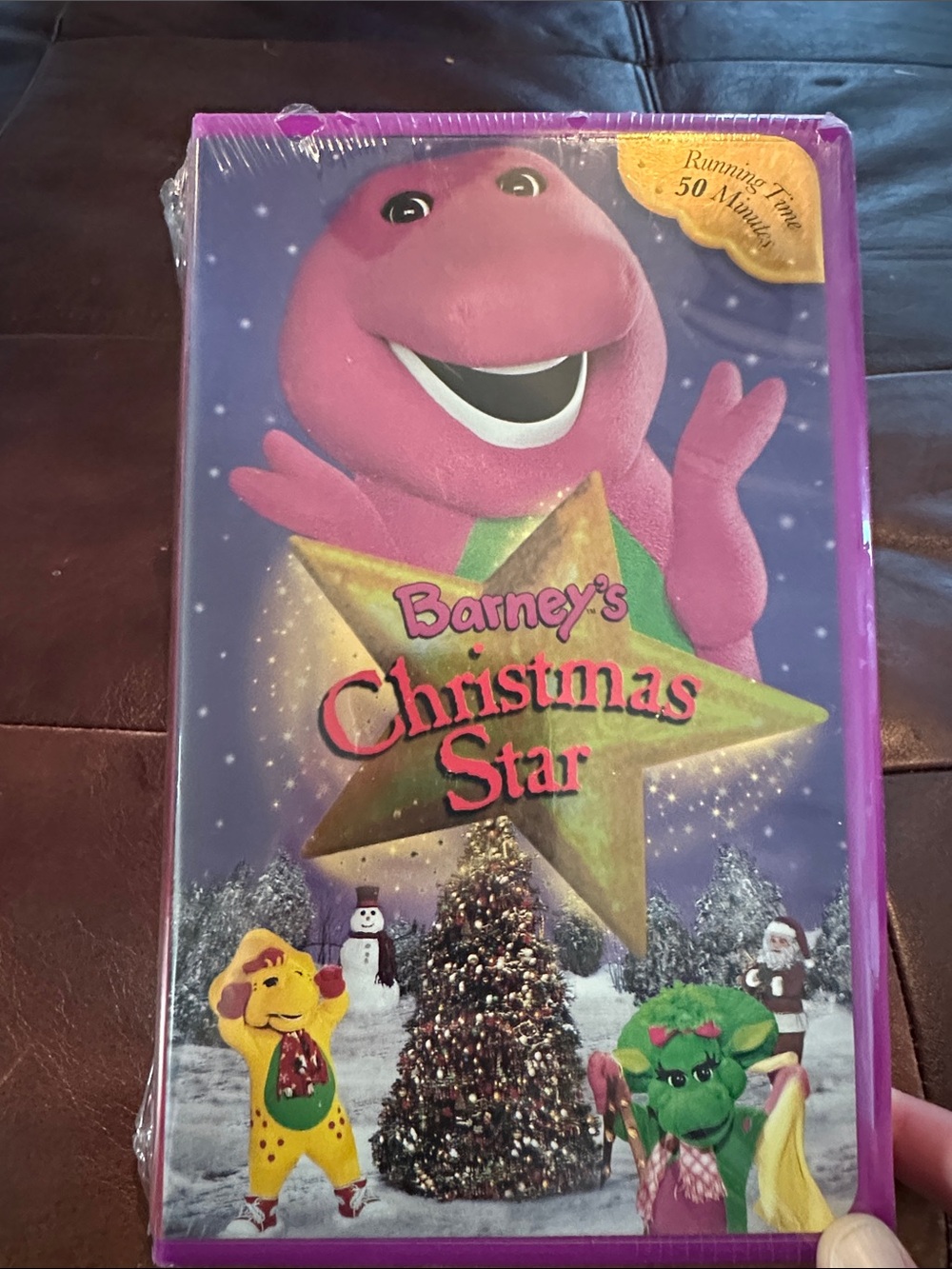 Barney's Christmas Star New Sealed VHS - Pink Barney Holiday Video